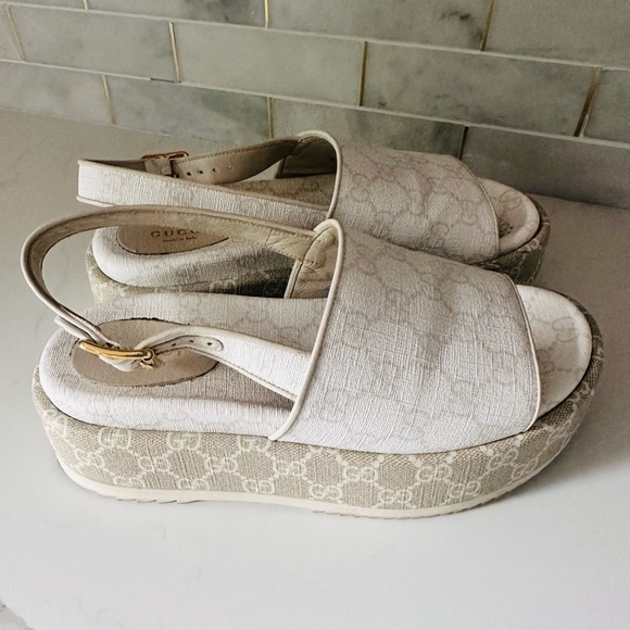 Authentic Gucci Platform Sandals. Size 8. - Picture 2 of 8